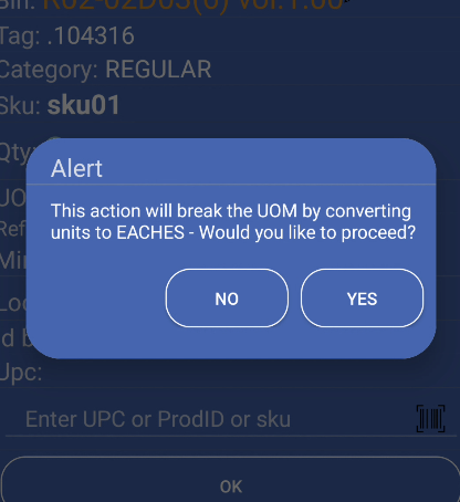break uom