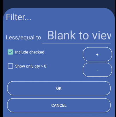 Filter Bins